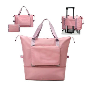 Bolso Totebag Plegable color Rosa, Versatilidad y Estilo