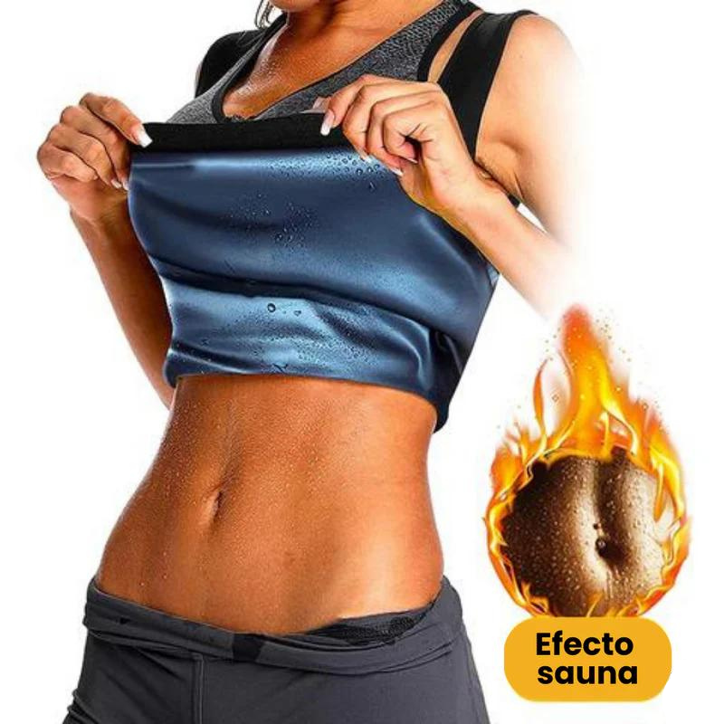 Camiseta Efecto Sauna Talla S/M – Estilo y Reducción de Medidas